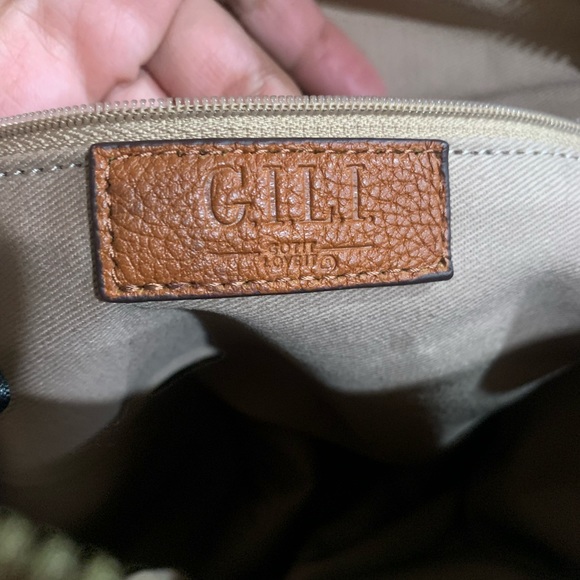 G.i.l.i. GOt It Love it -Army green canvas back pack - Picture 8 of 14